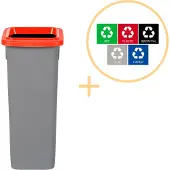 Plafor - Fit Bin 20l - Recycling - Rood