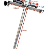 Ich-zapfe Bierfustaansluiting voor 5 liter fust - 5 liter adapter voor biervaten
