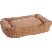 Flamingo mand Felpa rechthoekig moka - memory foam - 100 x 80 x 25 cm