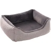 Flamingo Esmo - Mand Honden - Mand Esmo Rechthoekig+rits Grijs 80x67x22cm - 1st - 137881 - 1st