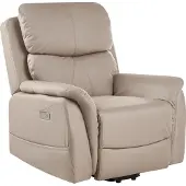 Beliani GLORIE - Massagestoel - Taupe - Polyester