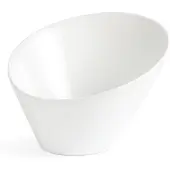 Olympia Wit Porselein Ovale Kom 15cm | 4 stuks