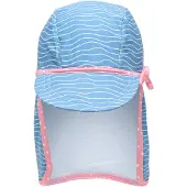 Playshoes UV-beschermende kap krab blauw-roze