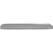 vidaXL Kussen Grijs 140 x 40 x 8 cm Oxford Stof