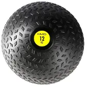 HMS PST Serie - Slam Ball - 12 kg - PVC - Zwart-Geel
