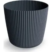 Prosperplast Milly - Bloempot - hittebestendig en UV-bestendig - Antraciet Round ⌀ 109mm