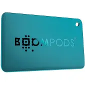 Boompods , Oplaadbare Bluetooth-tracker met Qi-oplaadfunctie in creditcardformaat voor in uw portemonnee, Blauw