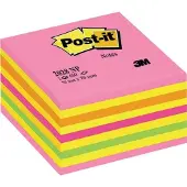 Post-It Zelfklevende Notitieblaadjes 76x76mm Geel/Roze (2x450)