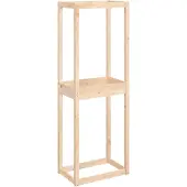 vidaXL Bandenrek 63x40x180 cm massief grenenhout