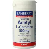 Lamberts Acetyl l-carnitine 500 mg 60 capsules