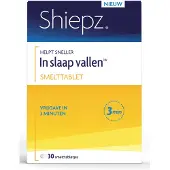Shiepz Helpt sneller In slaap vallen - Citroenmelisse helpt om sneller in slaap te vallen - 30 smelttabletjes