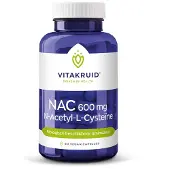 Vitakruid NAC 600 mg N-Acetyl-L-Cysteine (90 capsules)