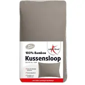 Lucovitaal Kussensloop bamboo taupe 50x70