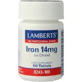 Lamberts IJzer citraat 14mg