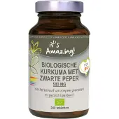 It'S Amazing Kurkuma zwarte peper biologisch 240 tabletten