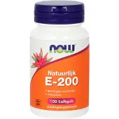 Now Vitamine E-200 natuurlijke gemengde tocoferolen 100 softgels