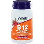 Now Vitamine B12 en Foliumzuur (100 kauwtabletten)