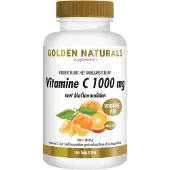 Golden naturals Vitamine C 1000mg met bioflavonoïden Tabletten
