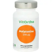 Vitortho Melatonine 290 µg Zuigtabletten