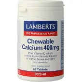 Lamberts Calcium kauwtabletten 400mg met vitamine D en FOS