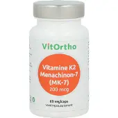 Vitortho Vitamine K2 menachinon 7 200 mcg 60 vcaps