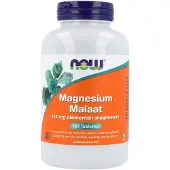 Now Magnesium malaat 115mg (180 tabletten)