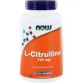 Now L-Citrulline 750 mg (180 vegicaps)