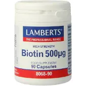Lamberts Biotine 500mcg (Vitamine B8) (90 capsules)