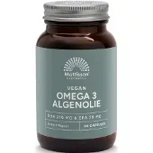 Mattisson Vegan omega-3 algenolie DHA 210mg EPA 70mg (60 capsules)