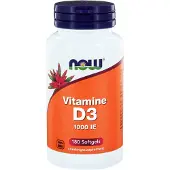 Now Vitamine D3 1000 IE Softgels 180st