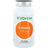 Vitortho Krillolie 500mg Softgels