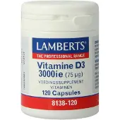 Lamberts Vitamine D3 3000IE/75mcg (120 capsules)
