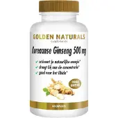 Golden naturals Koreaanse ginseng 500mg (60 capsules)