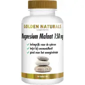 Golden naturals Magnesium Malaat 150mg Tabletten