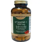 Natupharma Vitamine C 1000mg Bioflavonoïden & Rozenbottel - Time Released
