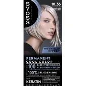 Syoss Permanent Coloration 10-55 - Haarverf - Permanente Haarkleuring - Ultra Platina Blond – Grijsdekking – Vermindert Haarbreuk - 1 Stuk
