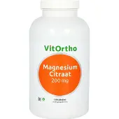 Vitortho Magnesium Citraat Tabletten 200mg 250st