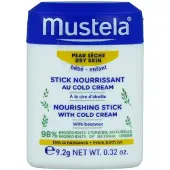 Mustela Voedende Stick met Cold Cream Droge Huid 10 g Stiften