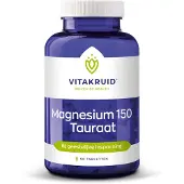 Vitakruid Magnesium 150 Tauraat met vitamine B6 (P-5-P)