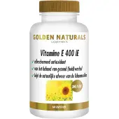 Golden naturals Vitamine E 400 IE (60 stuks)