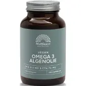 Mattisson Vegan omega-3 algenolie DHA 210mg EPA 70mg (120 capsules)