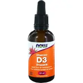 Now Vitamine D3 druppels 400IE (60 ml)