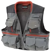 Simms Guide Fishing Vest Grijs M Man