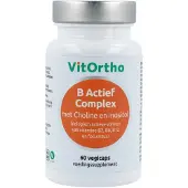 Vitortho B Actief complex formule met choline en inositol 60 vcaps
