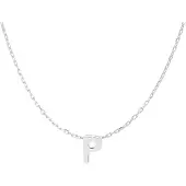 Luxenter Sterling Zilver 925 gerhodineerd collier - Alfabet