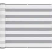 vidaXL Balkonscherm 100 x 400 cm Oxford Stof Rechthoekig