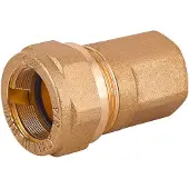 TIEMME Rechttrekkende compressiefitting "IRONFIT" voor stalen buizen, 11/2 inch