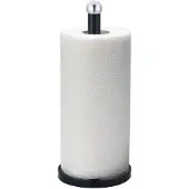 KINGHOFF - keukenrol houder - 15 x 36 cm - zwart