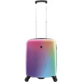 Saxoline Handbagage Harde Koffer / Trolley / Reiskoffer - 55x39x20cm - Rainbow - Print