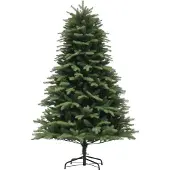 HOMCOM Christmas Tree Kunststof, Staal Ø105 x 180H cm Groen